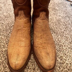 Tecovas lizard boots, size 10, great condition